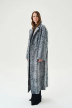 Women Grey Swakara Coat