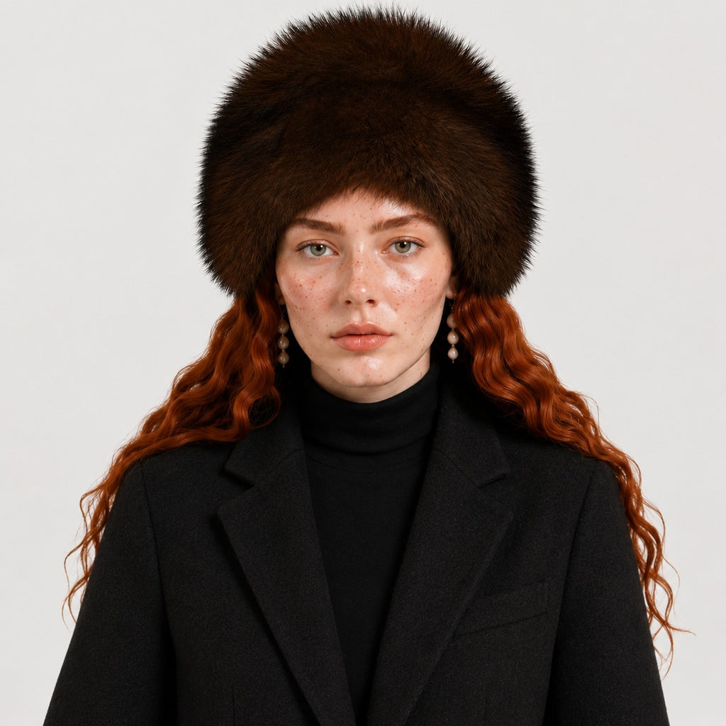 Sable Fur Cossack Hat – Espresso Brown | Pellusso