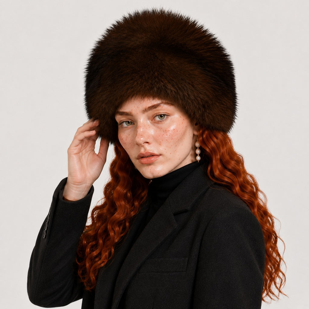 Sable Fur Cossack Hat – Espresso Brown | Pellusso
