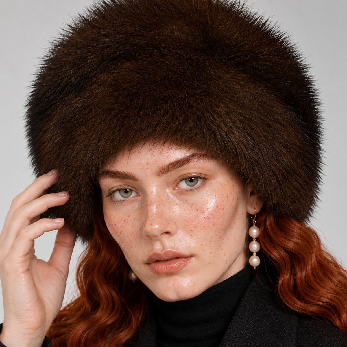 Sable Fur Cossack Hat – Espresso Brown | Pellusso