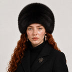 Fox Fur Cossack Hat – Jet Black | Pellusso
