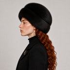 Fox Fur Cossack Hat – Jet Black | Pellusso