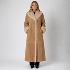 70s Suede Coat Women